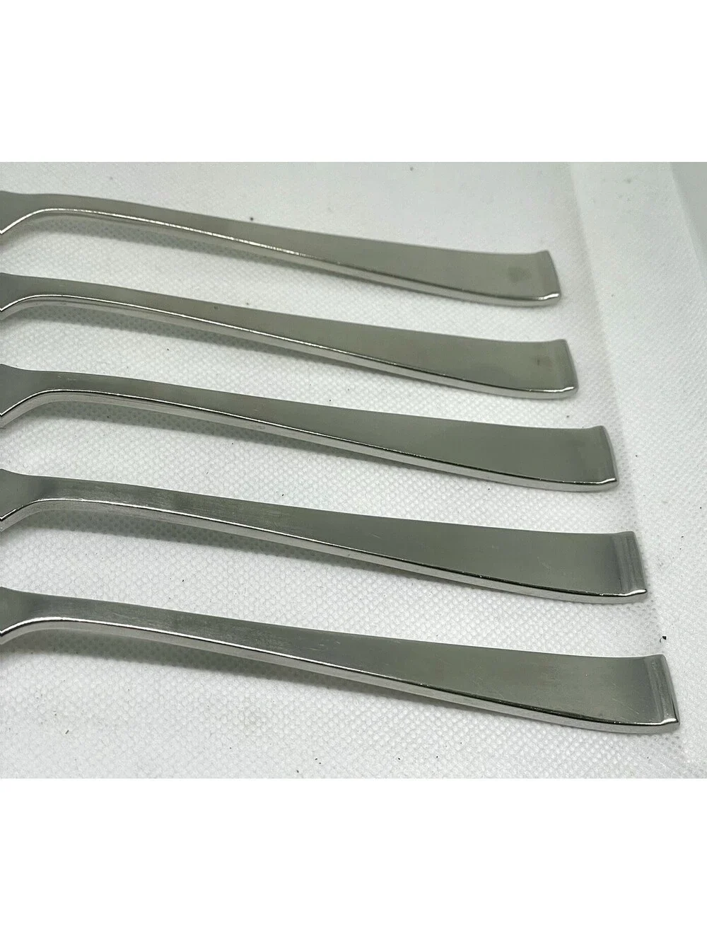 (5) Lyon New Charm Stainless Salad Fork Lot ~ 7”